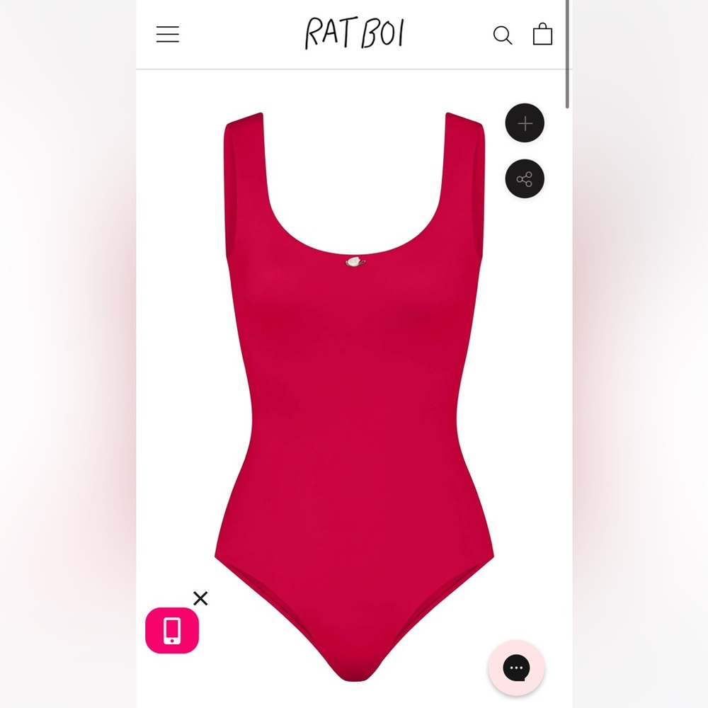 NWOT Rat boi red bodysuit